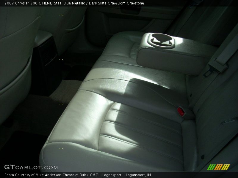 Steel Blue Metallic / Dark Slate Gray/Light Graystone 2007 Chrysler 300 C HEMI