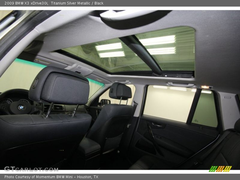 Titanium Silver Metallic / Black 2009 BMW X3 xDrive30i