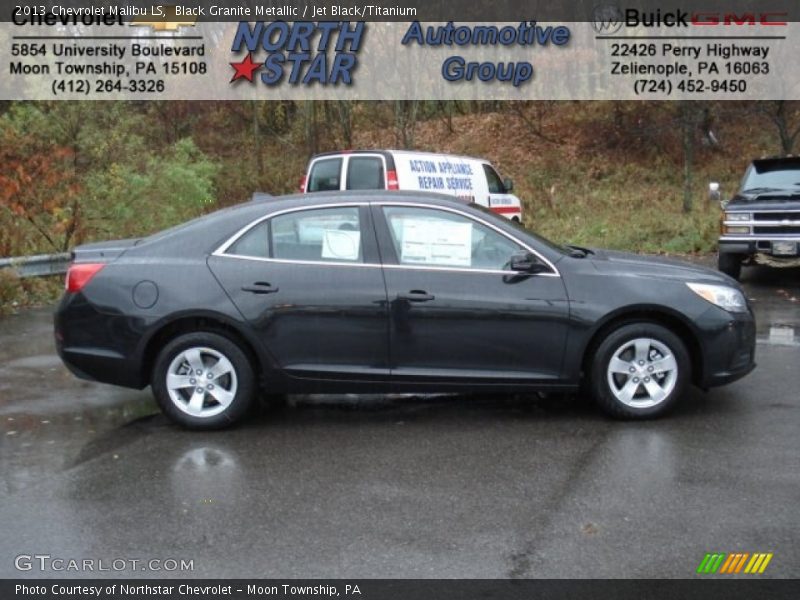 Black Granite Metallic / Jet Black/Titanium 2013 Chevrolet Malibu LS