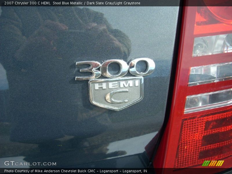 Steel Blue Metallic / Dark Slate Gray/Light Graystone 2007 Chrysler 300 C HEMI