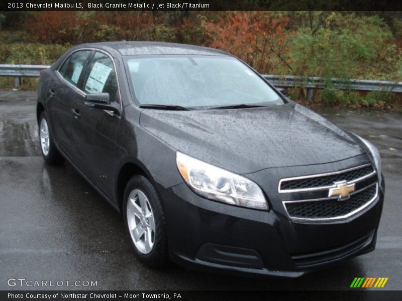 Black Granite Metallic / Jet Black/Titanium 2013 Chevrolet Malibu LS