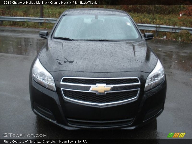 Black Granite Metallic / Jet Black/Titanium 2013 Chevrolet Malibu LS