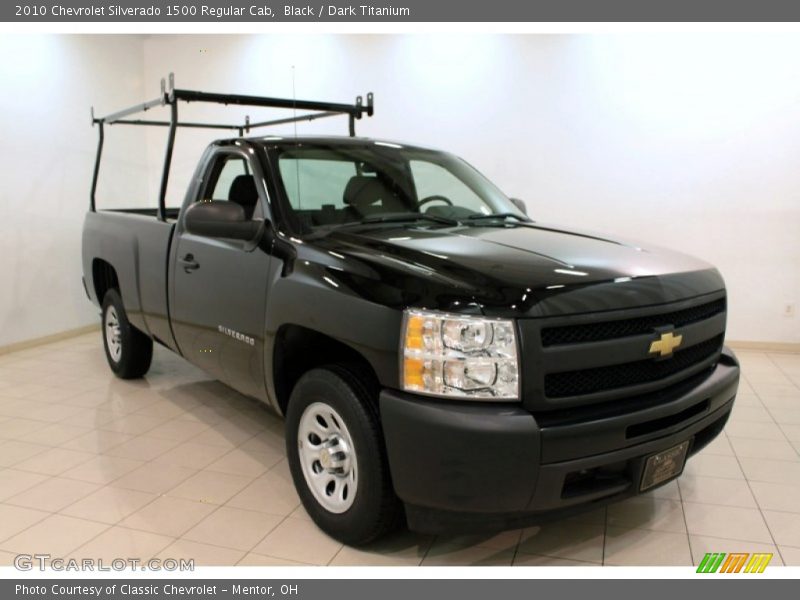 Black / Dark Titanium 2010 Chevrolet Silverado 1500 Regular Cab