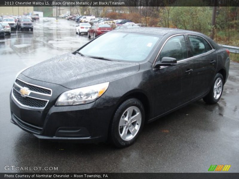 Black Granite Metallic / Jet Black/Titanium 2013 Chevrolet Malibu LS