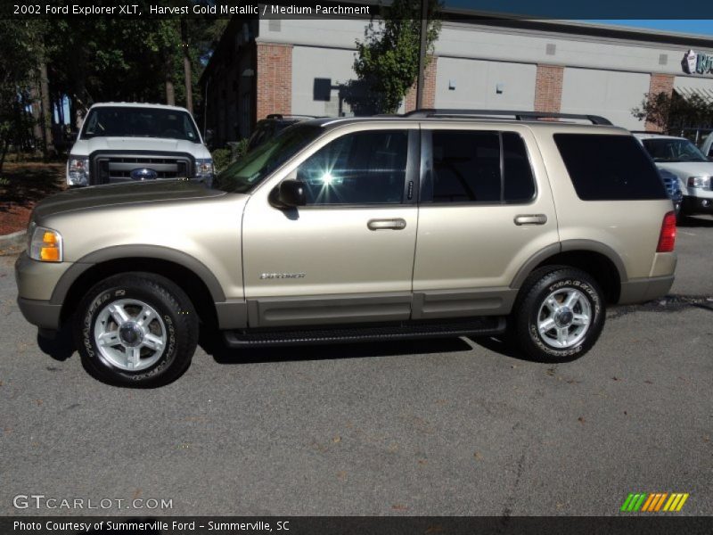  2002 Explorer XLT Harvest Gold Metallic