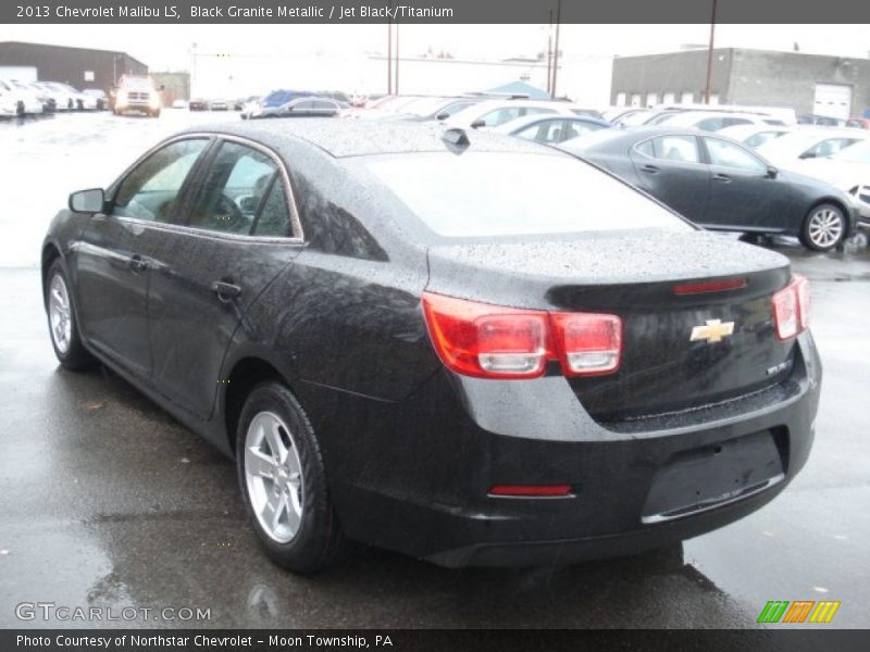 Black Granite Metallic / Jet Black/Titanium 2013 Chevrolet Malibu LS