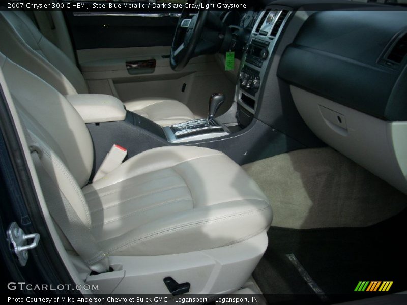 Steel Blue Metallic / Dark Slate Gray/Light Graystone 2007 Chrysler 300 C HEMI