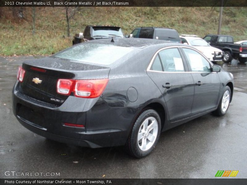 Black Granite Metallic / Jet Black/Titanium 2013 Chevrolet Malibu LS