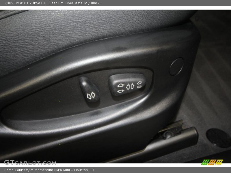 Titanium Silver Metallic / Black 2009 BMW X3 xDrive30i