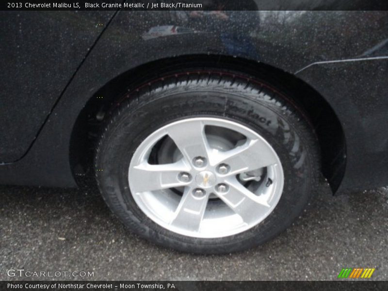 Black Granite Metallic / Jet Black/Titanium 2013 Chevrolet Malibu LS