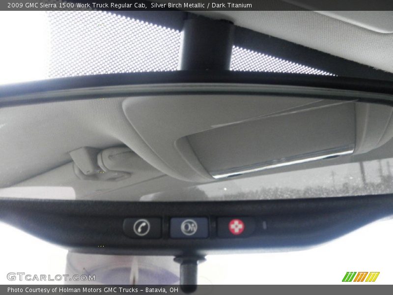 Silver Birch Metallic / Dark Titanium 2009 GMC Sierra 1500 Work Truck Regular Cab
