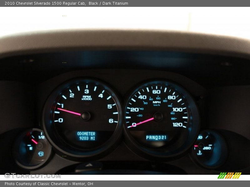 Black / Dark Titanium 2010 Chevrolet Silverado 1500 Regular Cab