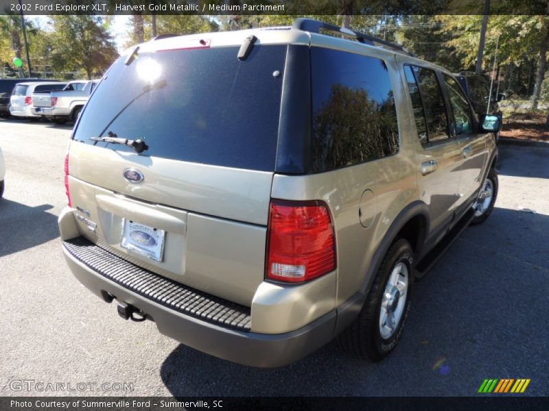 Harvest Gold Metallic / Medium Parchment 2002 Ford Explorer XLT