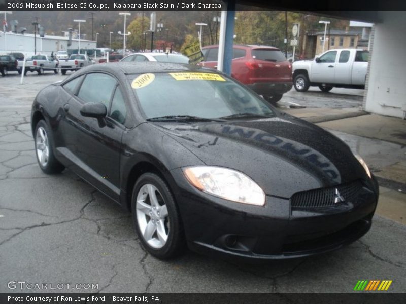 Kalapana Black Satin / Dark Charcoal 2009 Mitsubishi Eclipse GS Coupe
