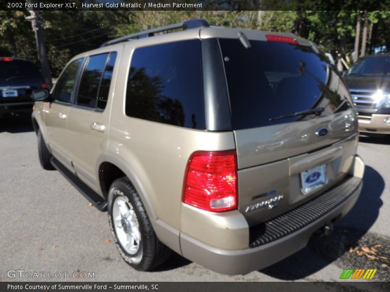 Harvest Gold Metallic / Medium Parchment 2002 Ford Explorer XLT