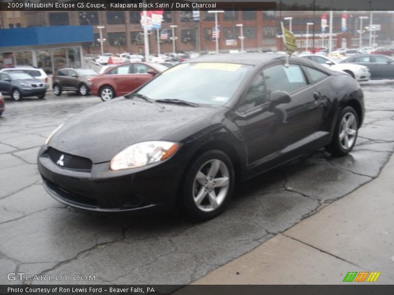 Kalapana Black Satin / Dark Charcoal 2009 Mitsubishi Eclipse GS Coupe