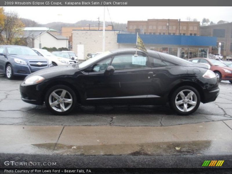 Kalapana Black Satin / Dark Charcoal 2009 Mitsubishi Eclipse GS Coupe