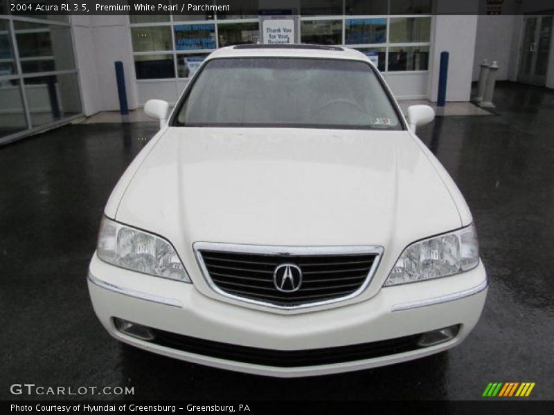 Premium White Pearl / Parchment 2004 Acura RL 3.5