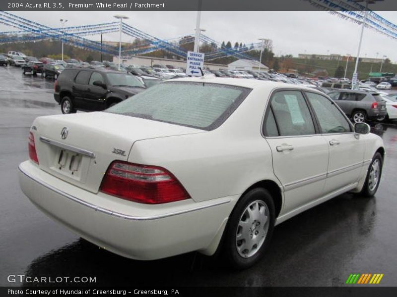 Premium White Pearl / Parchment 2004 Acura RL 3.5