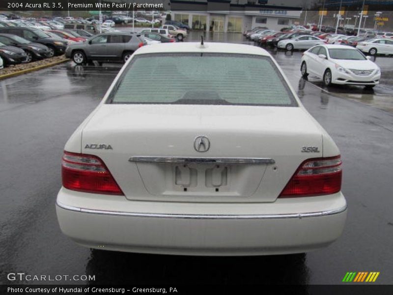 Premium White Pearl / Parchment 2004 Acura RL 3.5