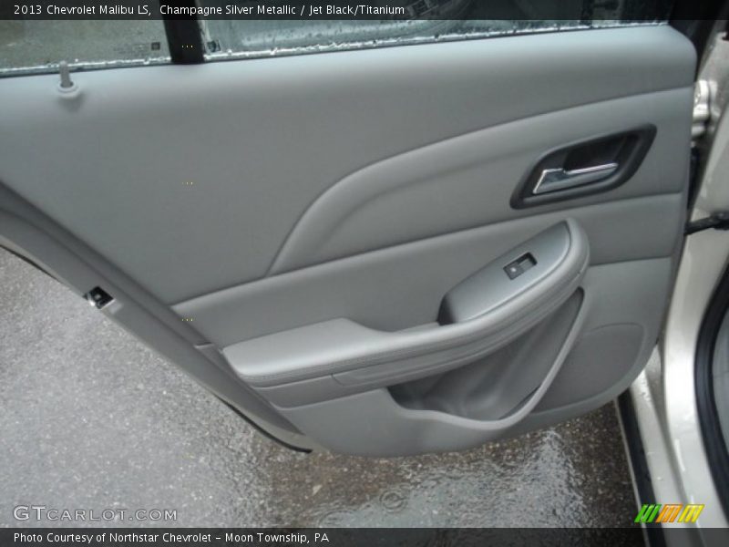 Champagne Silver Metallic / Jet Black/Titanium 2013 Chevrolet Malibu LS