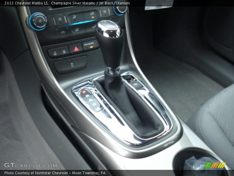 Champagne Silver Metallic / Jet Black/Titanium 2013 Chevrolet Malibu LS