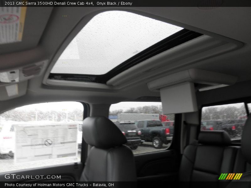 Onyx Black / Ebony 2013 GMC Sierra 3500HD Denali Crew Cab 4x4