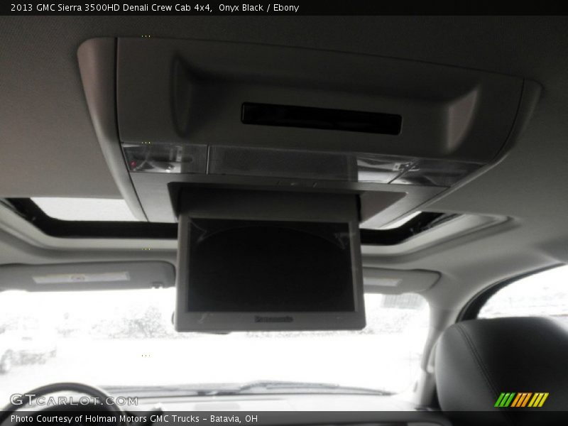 Onyx Black / Ebony 2013 GMC Sierra 3500HD Denali Crew Cab 4x4