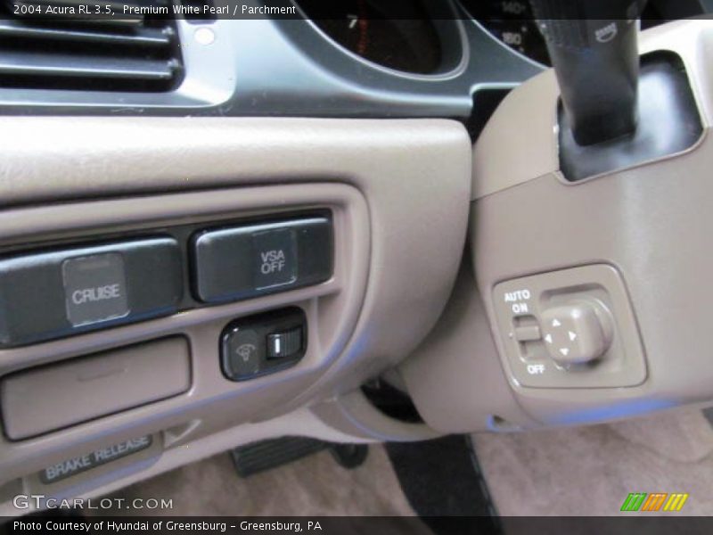Controls of 2004 RL 3.5