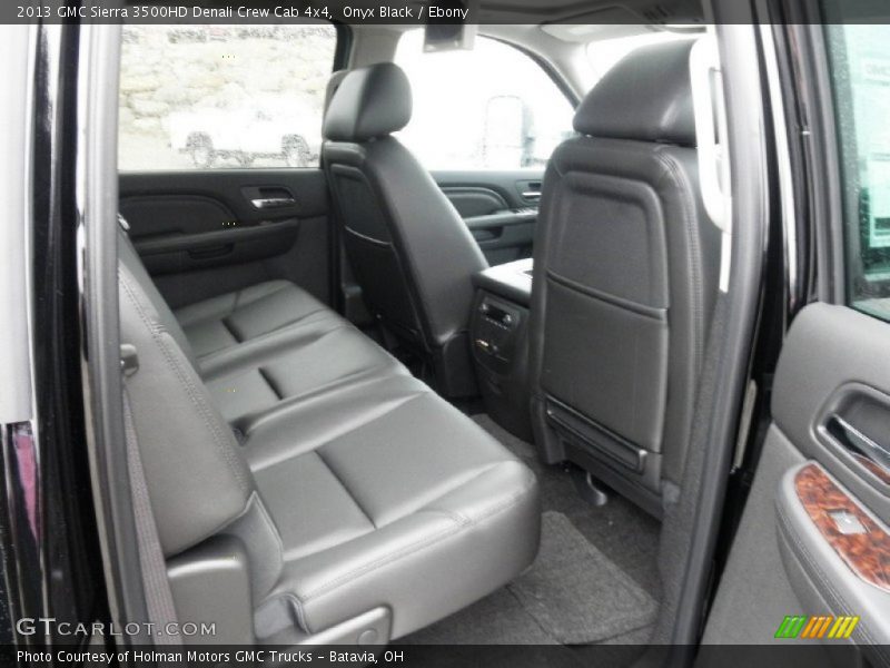 Rear Seat of 2013 Sierra 3500HD Denali Crew Cab 4x4