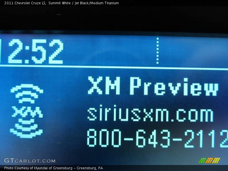 Summit White / Jet Black/Medium Titanium 2011 Chevrolet Cruze LS
