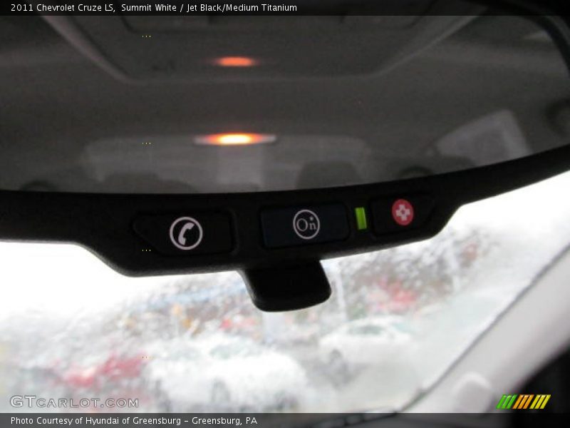Summit White / Jet Black/Medium Titanium 2011 Chevrolet Cruze LS