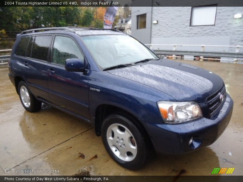 Indigo Ink Pearl / Ash 2004 Toyota Highlander Limited V6 4WD