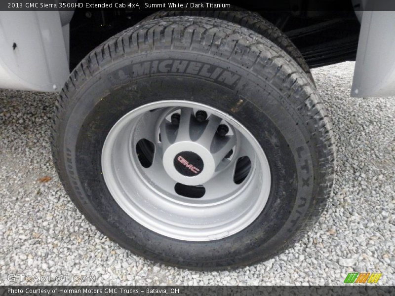 Summit White / Dark Titanium 2013 GMC Sierra 3500HD Extended Cab 4x4