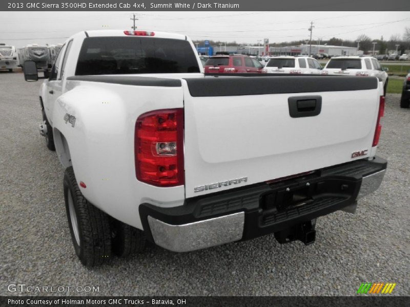 Summit White / Dark Titanium 2013 GMC Sierra 3500HD Extended Cab 4x4