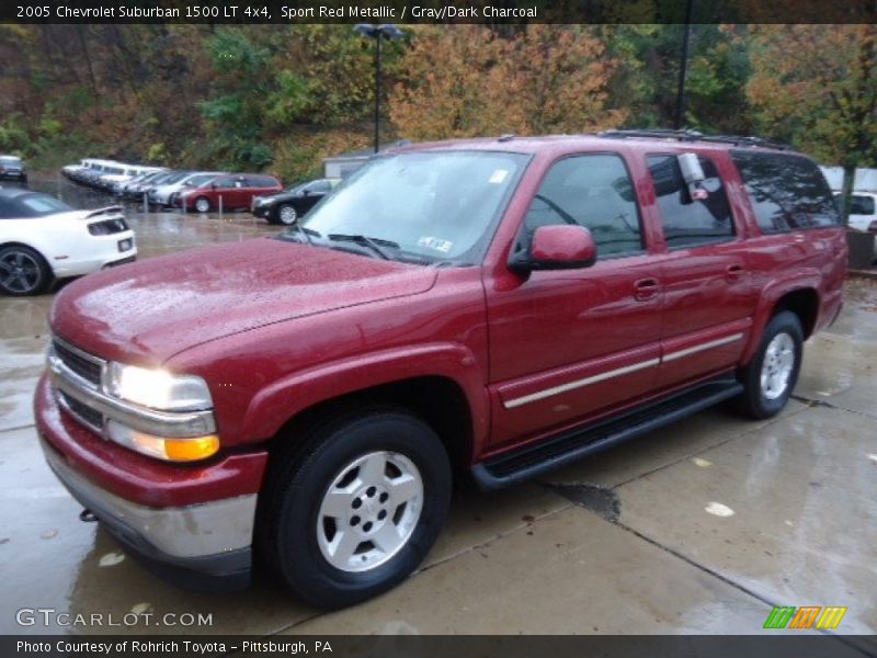 Sport Red Metallic / Gray/Dark Charcoal 2005 Chevrolet Suburban 1500 LT 4x4