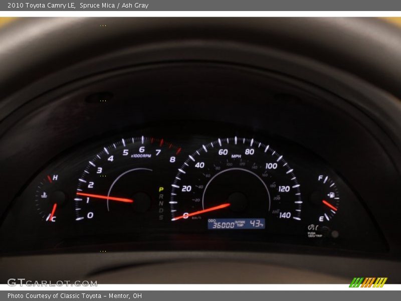 Spruce Mica / Ash Gray 2010 Toyota Camry LE