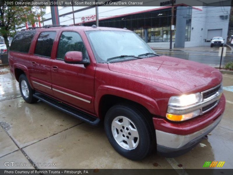 Sport Red Metallic / Gray/Dark Charcoal 2005 Chevrolet Suburban 1500 LT 4x4