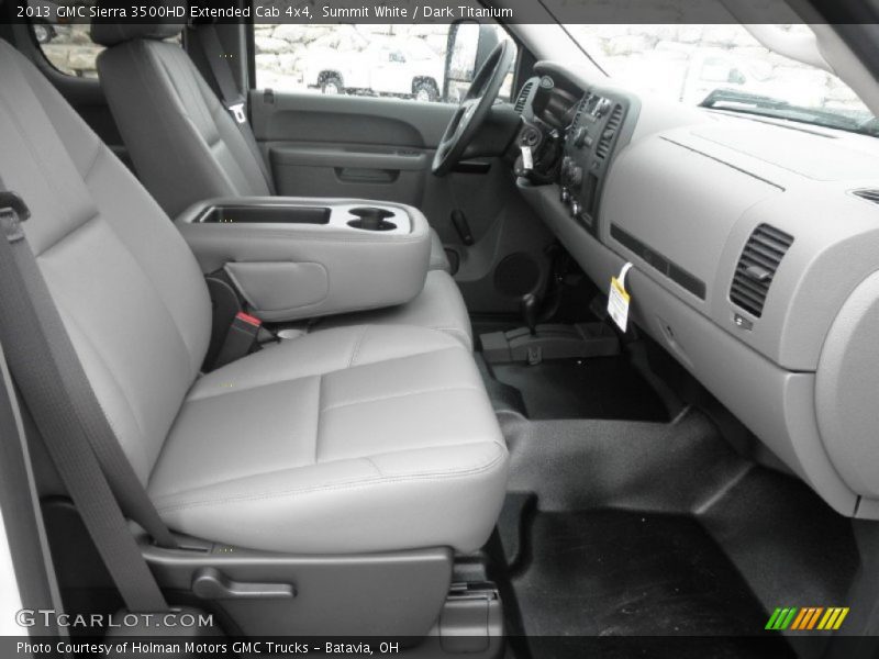 Summit White / Dark Titanium 2013 GMC Sierra 3500HD Extended Cab 4x4