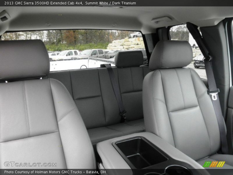 Summit White / Dark Titanium 2013 GMC Sierra 3500HD Extended Cab 4x4