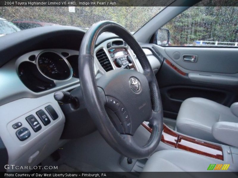 Indigo Ink Pearl / Ash 2004 Toyota Highlander Limited V6 4WD
