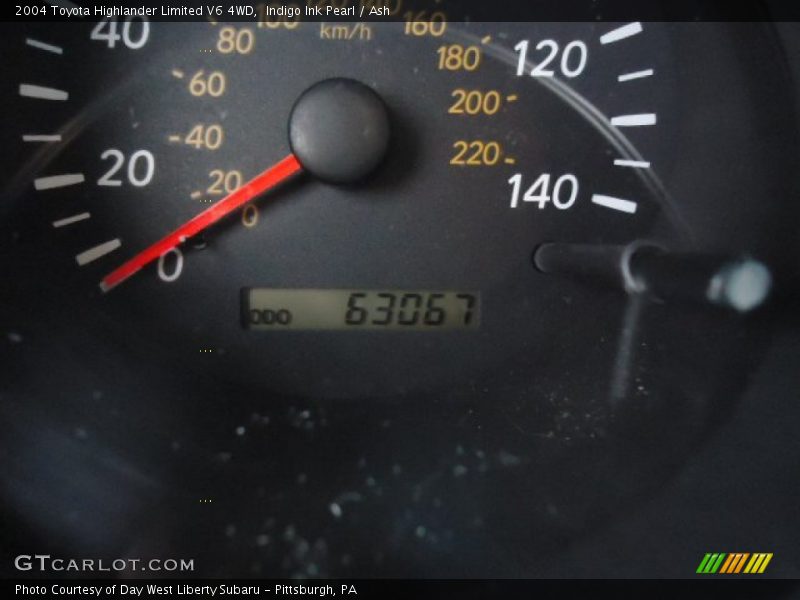 Indigo Ink Pearl / Ash 2004 Toyota Highlander Limited V6 4WD