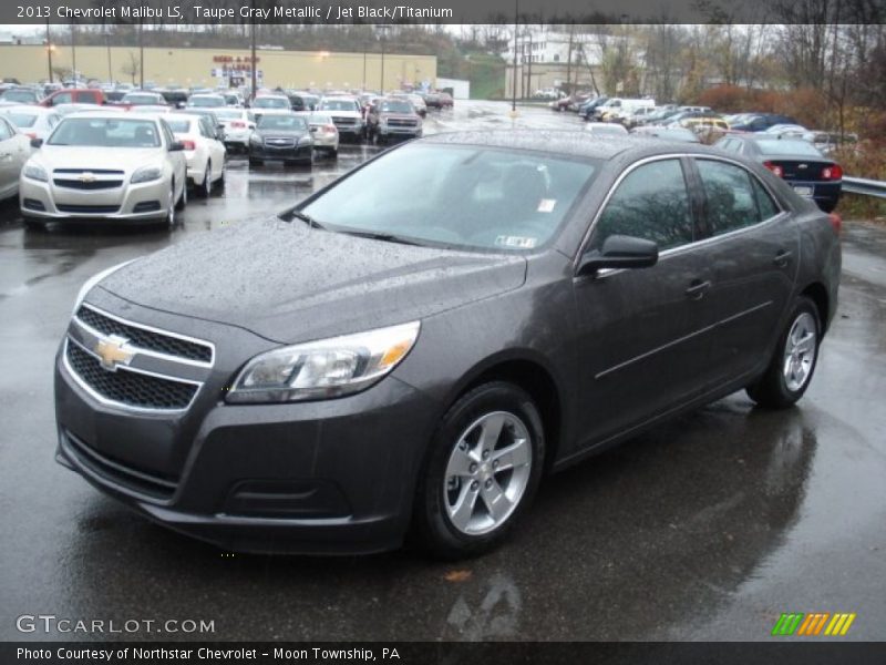 Taupe Gray Metallic / Jet Black/Titanium 2013 Chevrolet Malibu LS