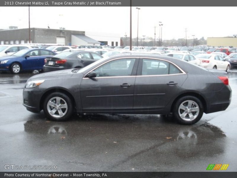 Taupe Gray Metallic / Jet Black/Titanium 2013 Chevrolet Malibu LS