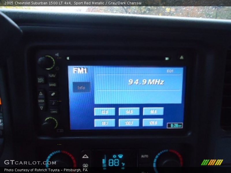 Sport Red Metallic / Gray/Dark Charcoal 2005 Chevrolet Suburban 1500 LT 4x4