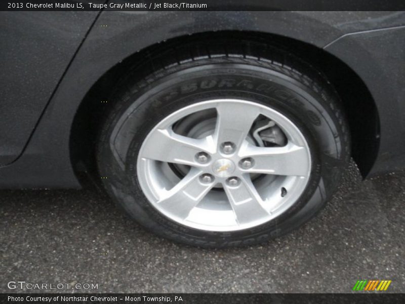 Taupe Gray Metallic / Jet Black/Titanium 2013 Chevrolet Malibu LS