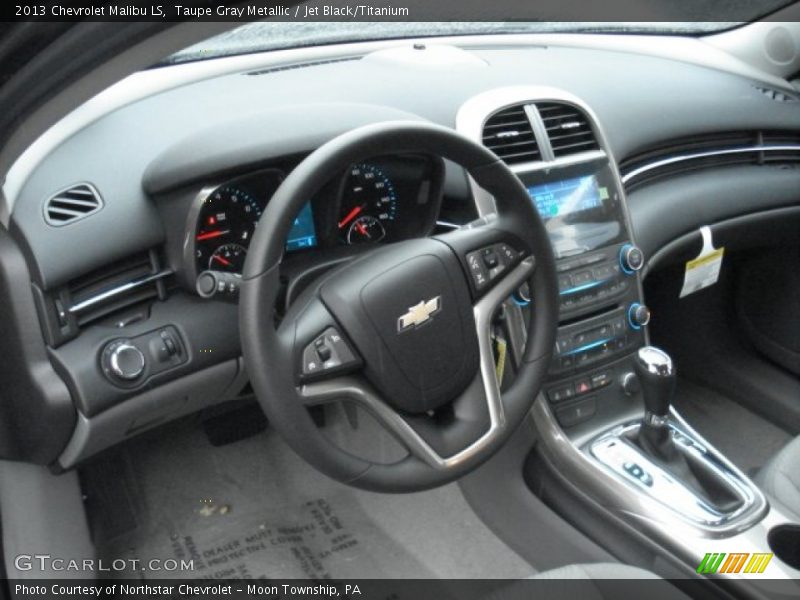 Taupe Gray Metallic / Jet Black/Titanium 2013 Chevrolet Malibu LS