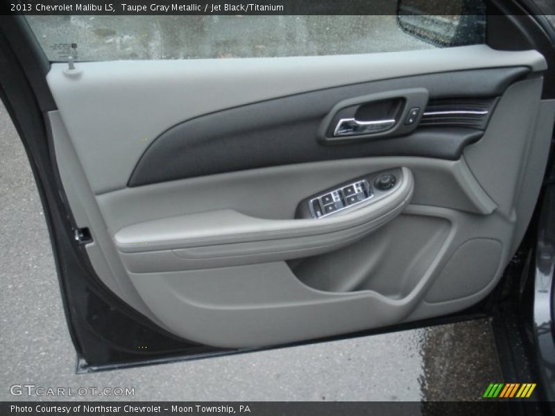 Taupe Gray Metallic / Jet Black/Titanium 2013 Chevrolet Malibu LS
