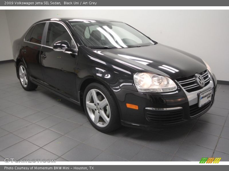 Black Uni / Art Grey 2009 Volkswagen Jetta SEL Sedan