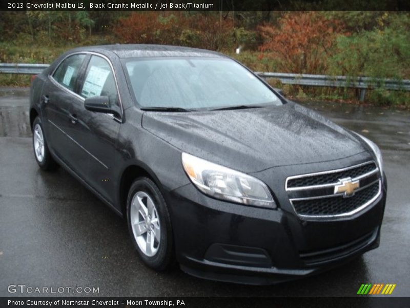 Black Granite Metallic / Jet Black/Titanium 2013 Chevrolet Malibu LS